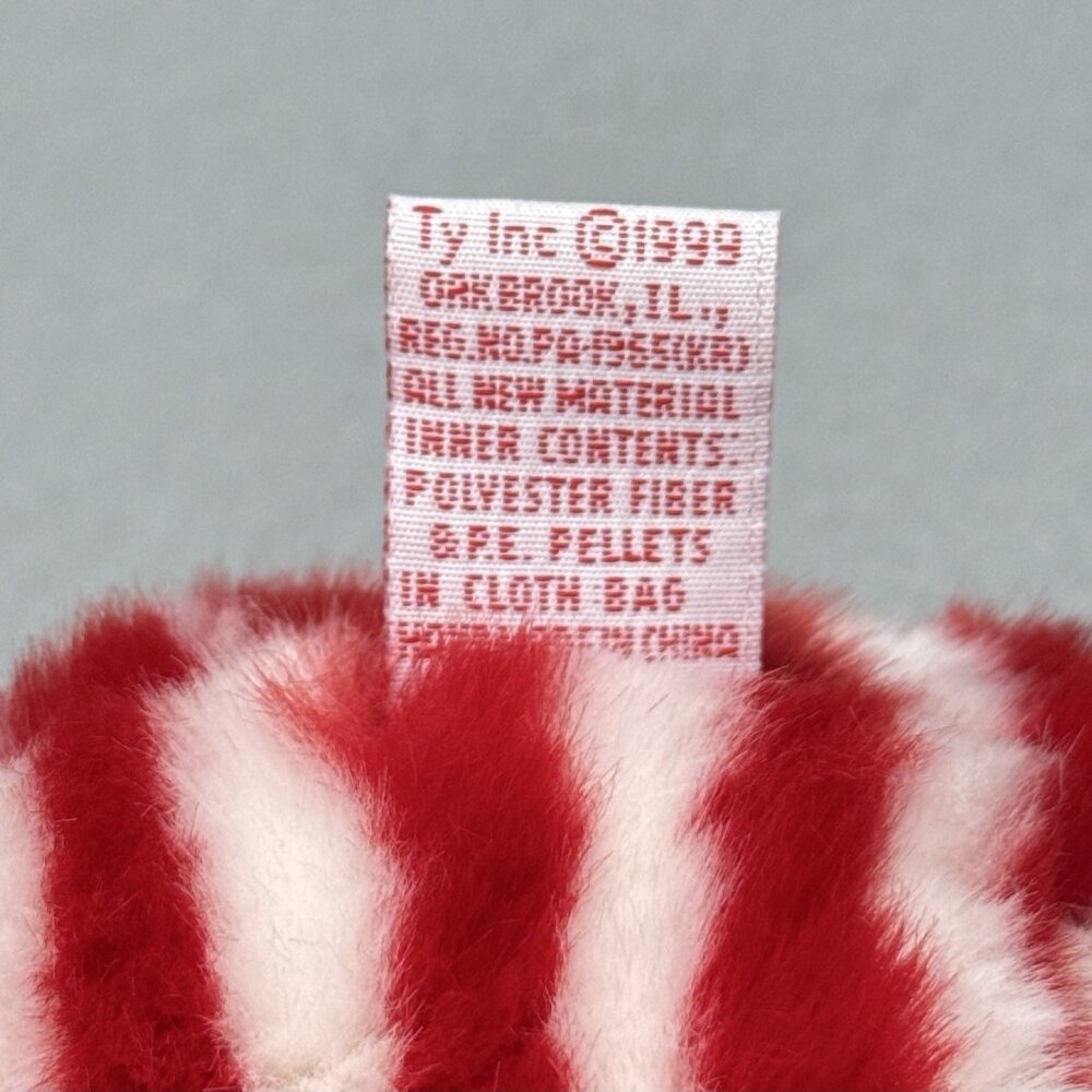 Patriotic Teddy Bear Red White Blue Spangle 1999 14" Vtg TY  Plush Stuffed Toy - Picture 6 of 9